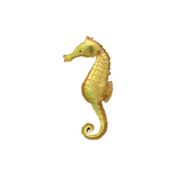 Seahorse Yellow Pin