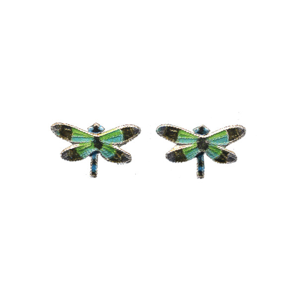 Radiant Dragonfly Post Earrings