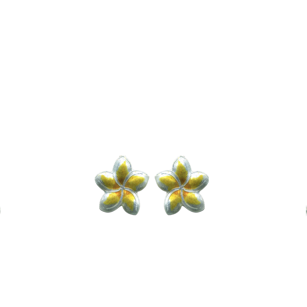 Plumeria Flower Post Earrings